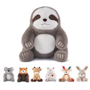 14" Weighted Sloth Stuffed Animal β 3.5lb Plush Toy for Kids & Adults, Soothing Anxiety Relief Gift