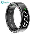 2025 COLMI R12 Smart Ring – Touchscreen Display, Wireless Charging & Health Monitoring