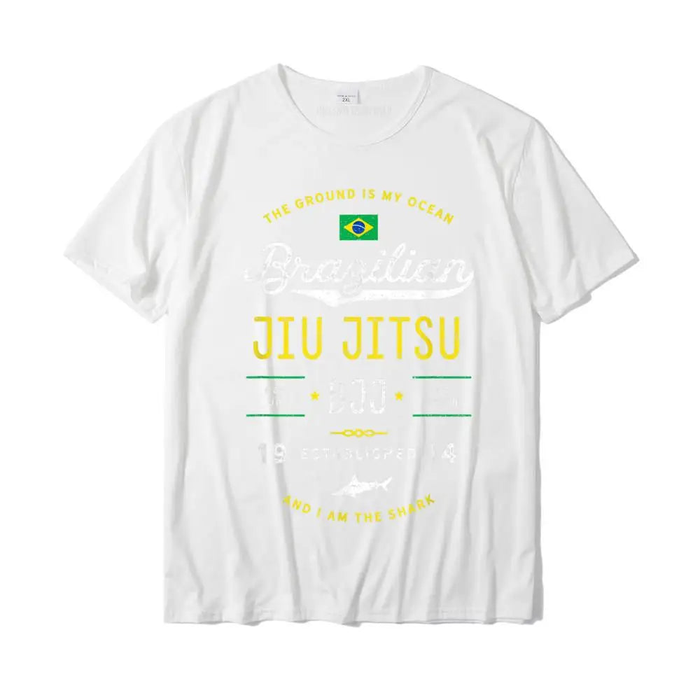 Ocean Shark Jiu Jitsu T-Shirt – BJJ Martial Arts Gift Tee for Men - Image 5