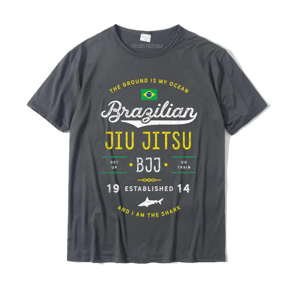 Ocean Shark Jiu Jitsu T-Shirt – BJJ Martial Arts Gift Tee for Men - Image 14
