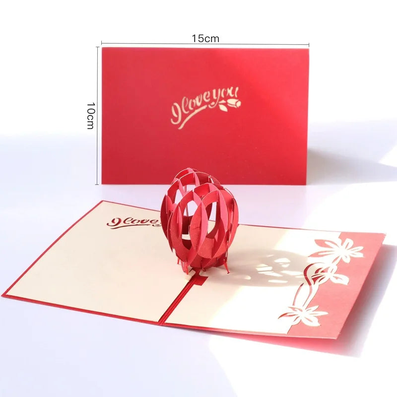3D Pop-Up Flower Greeting Cards – Handmade Cards for All Occasions - Image 19