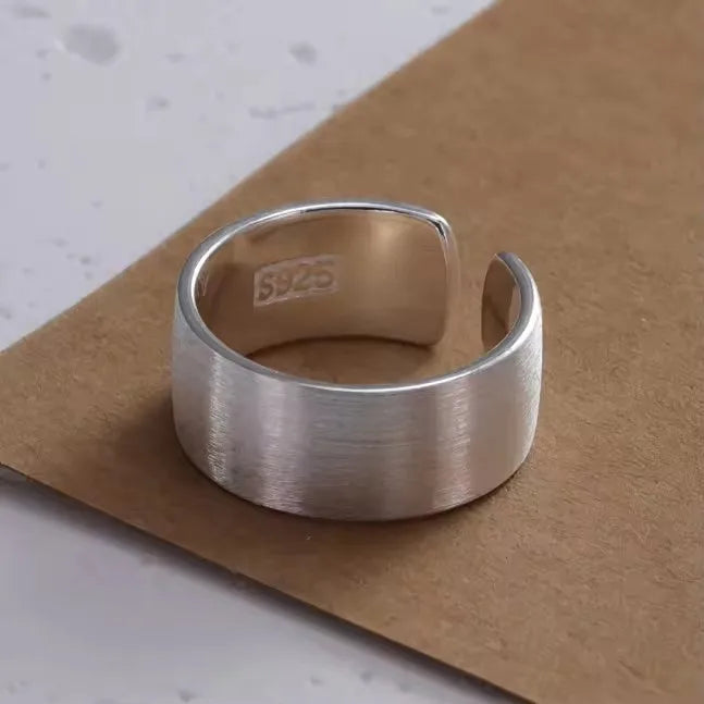 VENTFILLE 925 Sterling Silver Wave Ring – Irregular Golden Stackable Adjustable Ring for Women - Image 15