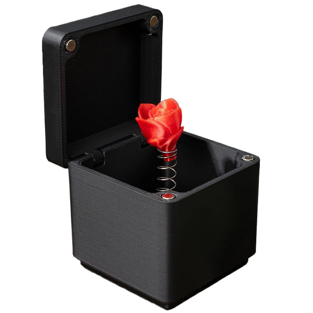 3D Printed Red Roses Love Heart in a Box – Surprise Pop-Up Valentine Gift - Image 8