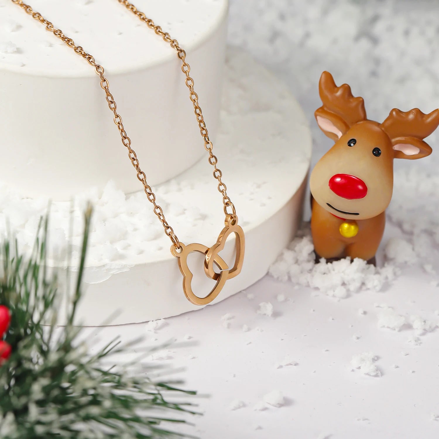 ETERNAL ROSE Jewelry Box – Personalized Heart Pendant Name Necklace for Women - Image 5