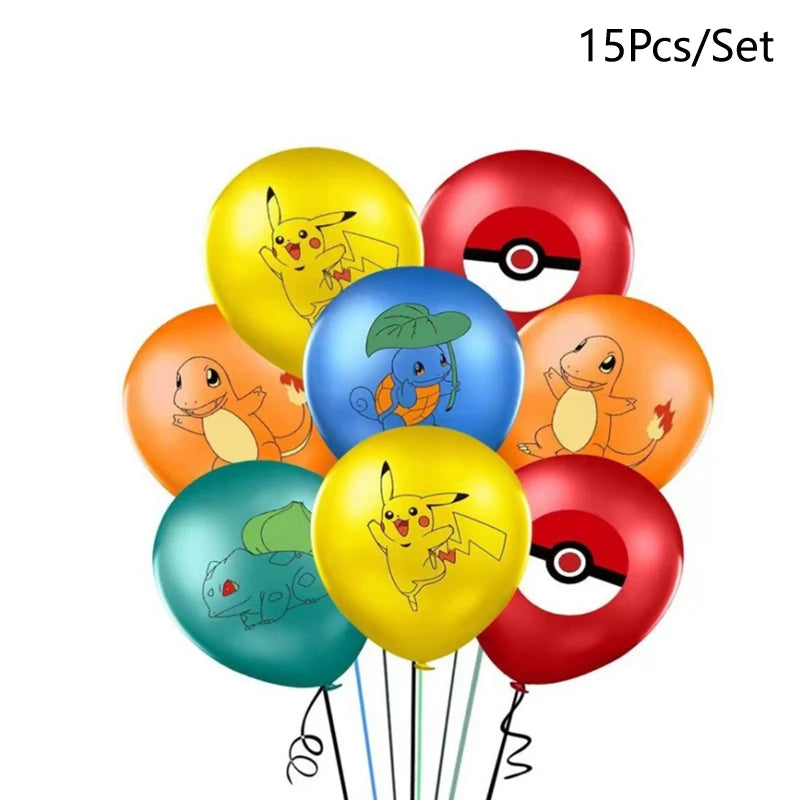 Pokémon Pikachu Balloon Party Set – Birthday Decoration & Gift Bag Supplies for Kids - Image 4