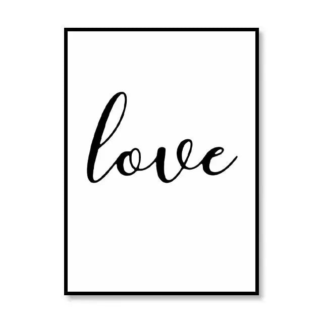 Scandinavian Style Canvas Poster – Nordic Simple Love Art Painting - Image 19