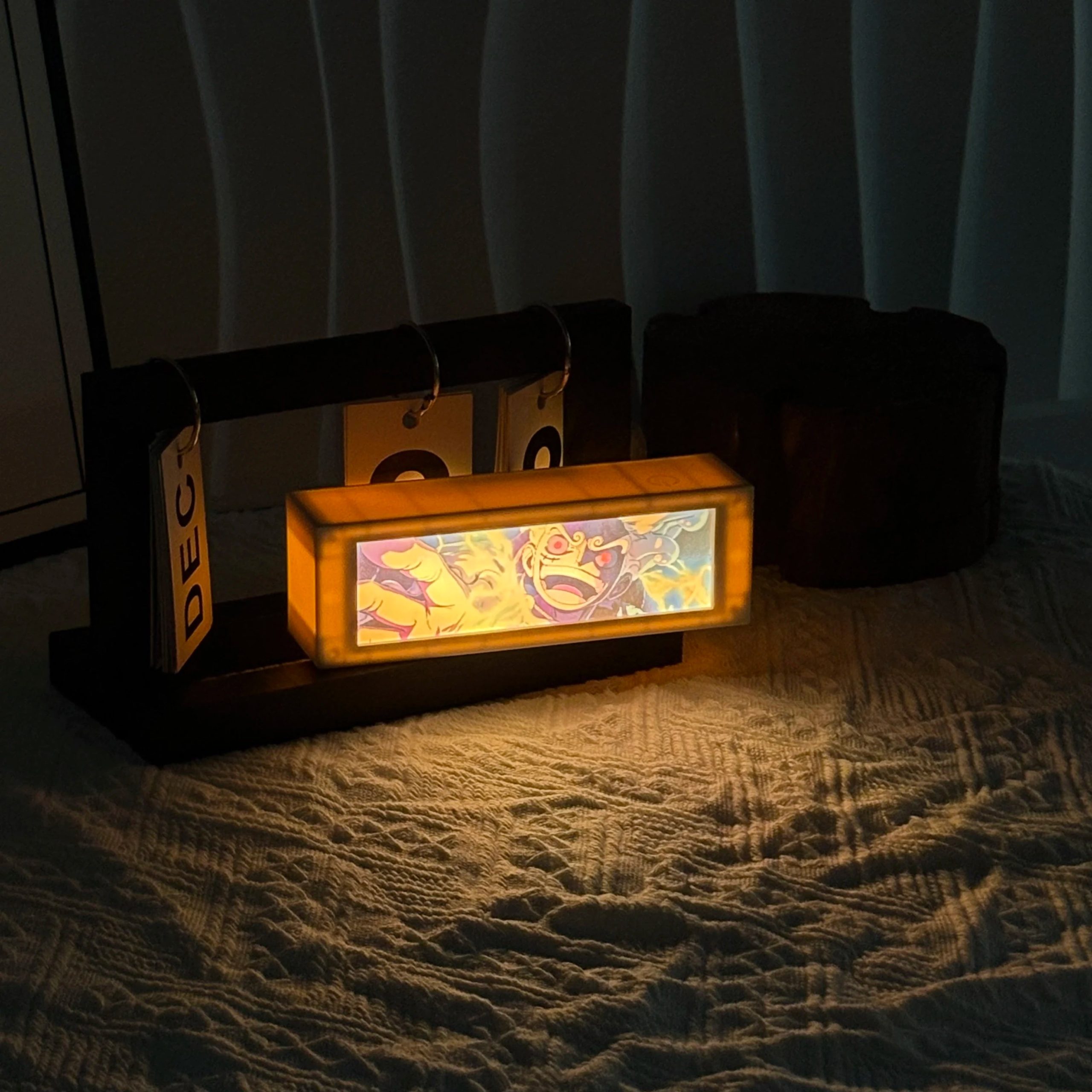 3D Anime Motion Night Light – LED Laser Engraved Lamp Box for Bedroom & Desk Decor - Image 2