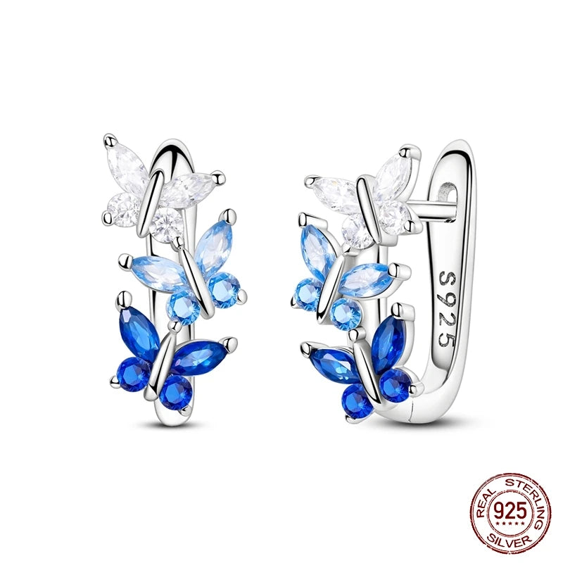 New 925 Sterling Silver Tassel Earrings – Love Heart, Star, Moon, Dragonfly & Tulip Designs - Image 29