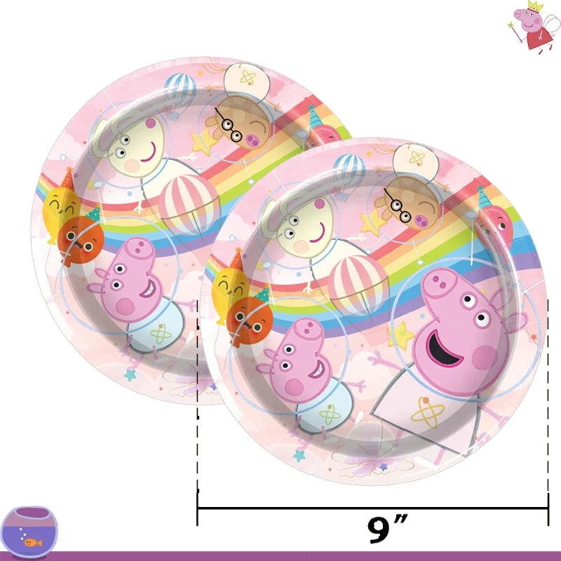 Peppa Pig Birthday Party Set – Kids’ Party Supplies with Speaker, Plates, Cups & Decorations - Image 31