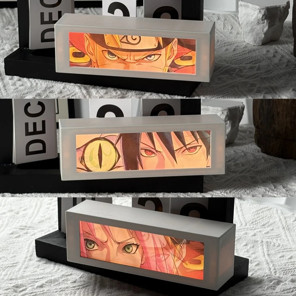 3D Anime Motion Night Light – LED Laser Engraved Lamp Box for Bedroom & Desk Decor - Image 18