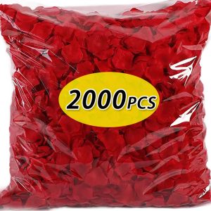 2000/100 Pcs Artificial Fake Rose Petals