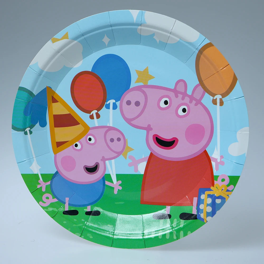 Peppa Pig Birthday Party Set – Kids’ Party Supplies with Speaker, Plates, Cups & Decorations - Image 32