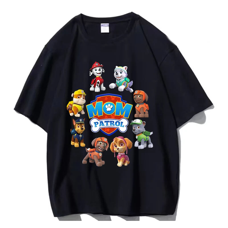 Paw Patrol Family T-Shirts – Matching Dad & Mom Cartoon Tees for Birthday Parties & Summer Outfits - Image 5