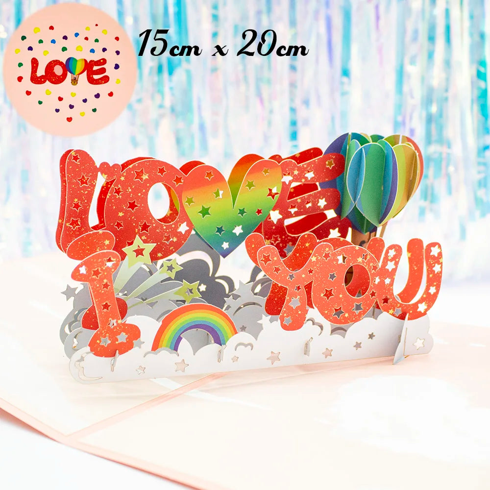 3D Pop-Up Flower Greeting Cards – Handmade Cards for All Occasions - Image 3