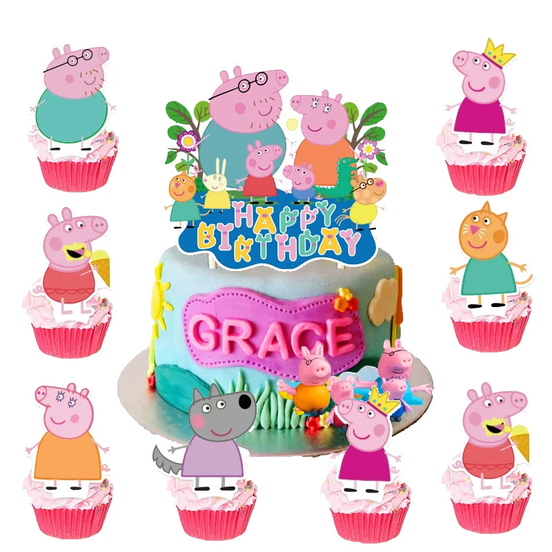 Peppa Pig Birthday Party Set – Kids’ Party Supplies with Speaker, Plates, Cups & Decorations - Image 22