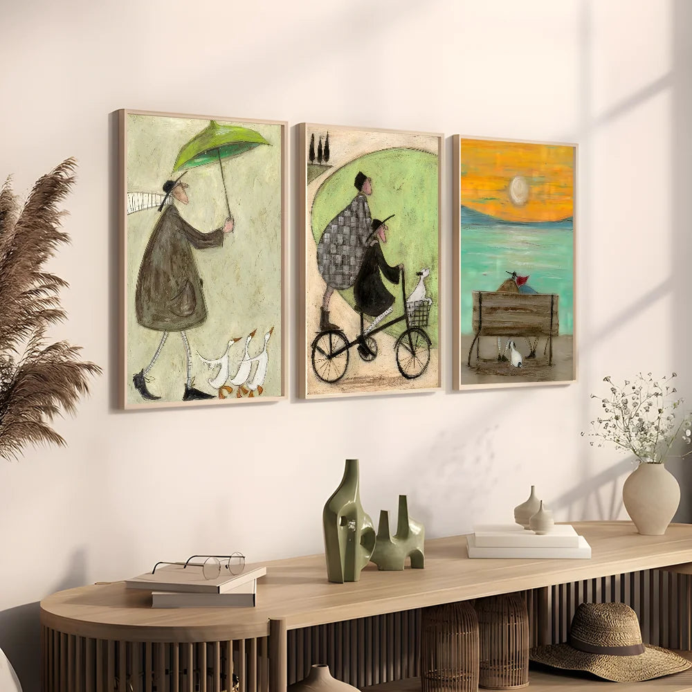 S-Sam Toft Art Prints – Nordic Modern Posters of Love & Loneliness - Image 2